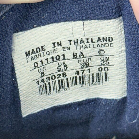 Y2k Nike Hermosa Slip On Denim Mule Shoe Women Size 8 Platform Punk Hip-Hop Vtg - Picture 13 of 15